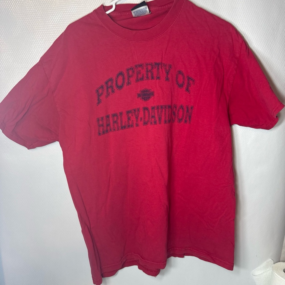 Harley-Davidson Red Short Sleeve Tee